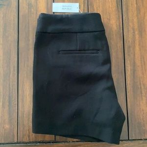 Mid rise black shorts